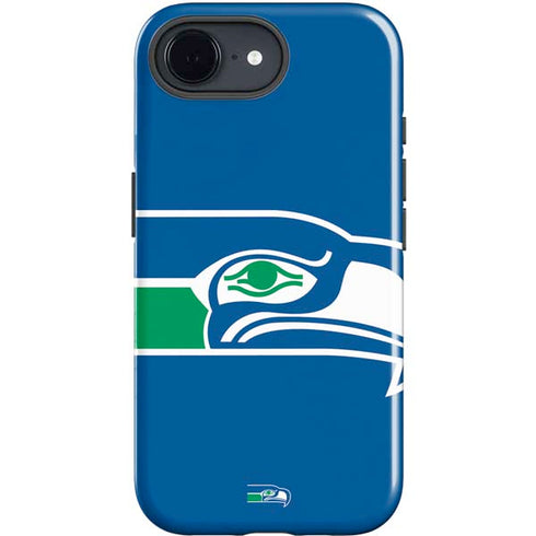 NFL Seattle Seahawks Retro Logo iPhone 16e Impact Case