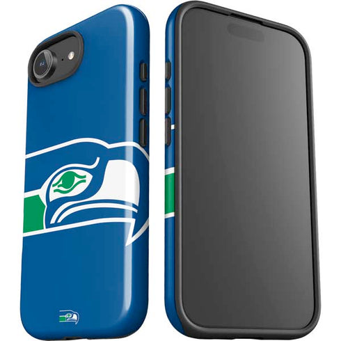 NFL Seattle Seahawks Retro Logo iPhone 16e Impact Case