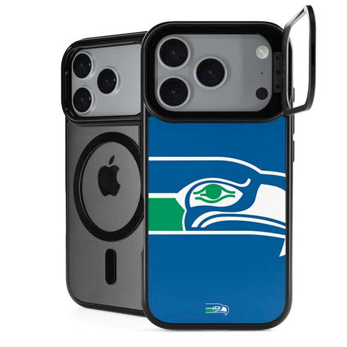 NFL Seattle Seahawks Retro Logo iPhone 18 Pro Kickstand Case