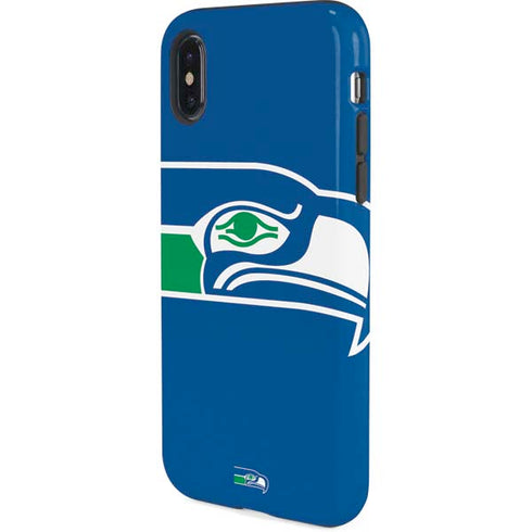 NFL Seattle Seahawks Retro Logo iPhone X Pro Case