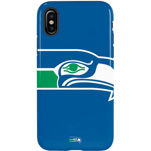 NFL Seattle Seahawks Retro Logo iPhone XS Pro Case