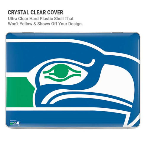 NFL Seattle Seahawks Retro Logo MacBook Pro 14in (2021-24) Case plus Skin