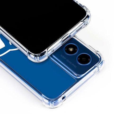 NFL Seattle Seahawks Retro Logo Moto G Play 4G (2024) Clear Case