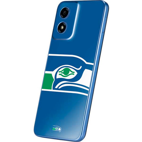 NFL Seattle Seahawks Retro Logo Moto G Play 4G (2024) Skin