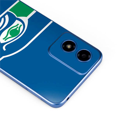 NFL Seattle Seahawks Retro Logo Moto G Play 4G (2024) Skin