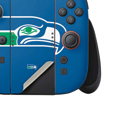 NFL Seattle Seahawks Retro Logo Nintendo Switch 2 (2025) Joy-Con Controller Skin