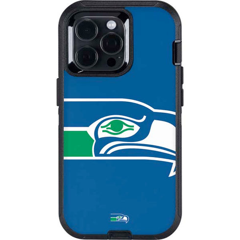 NFL Seattle Seahawks Retro Logo Otterbox Defender iPhone Skin