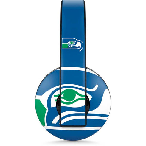 NFL Seattle Seahawks Retro Logo PlayStation 4 Gold Wireless Headset Skin