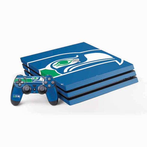 NFL Seattle Seahawks Retro Logo PlayStation PS4 Skins