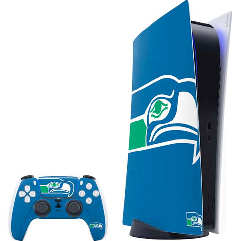 NFL Seattle Seahawks Retro Logo PlayStation PS5 Skins