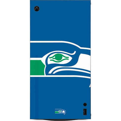 NFL Seattle Seahawks Retro Logo XBox Series X Digital Edition Console Skin