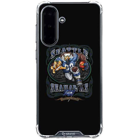 Liquid Blue NFL Seattle Seahawks Running Back Galaxy A36 5G Clear Case