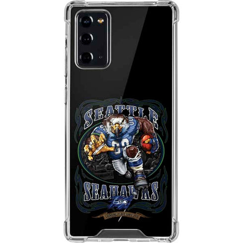 Liquid Blue NFL Seattle Seahawks Running Back Galaxy Note20 5G Clear Case