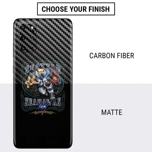 Liquid Blue NFL Seattle Seahawks Running Back Galaxy S20 Plus Skin