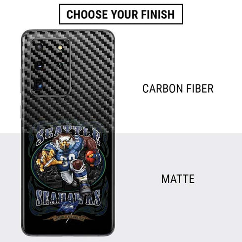 Liquid Blue NFL Seattle Seahawks Running Back Galaxy S20 Ultra 5G Skin