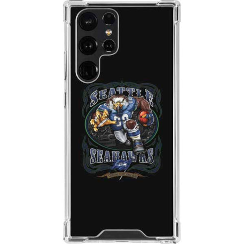 Liquid Blue NFL Seattle Seahawks Running Back Galaxy S23 Ultra Clear Case