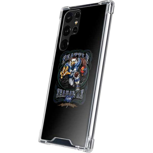 Liquid Blue NFL Seattle Seahawks Running Back Galaxy S23 Ultra Clear Case