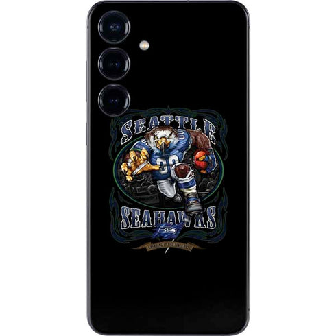 Liquid Blue NFL Seattle Seahawks Running Back Galaxy S25 Skin