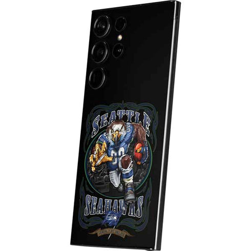 Liquid Blue NFL Seattle Seahawks Running Back Galaxy S25 Ultra Skin