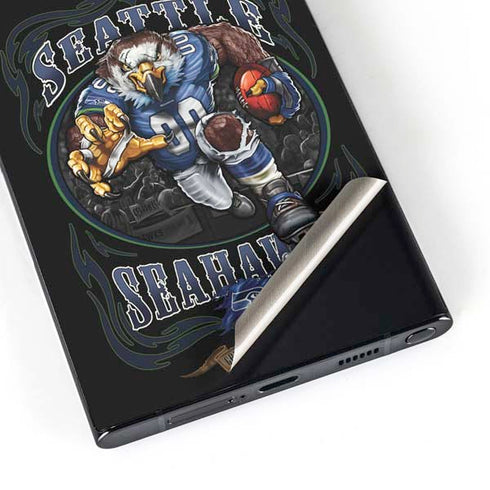 Liquid Blue NFL Seattle Seahawks Running Back Galaxy S25 Ultra Skin