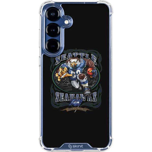 Liquid Blue NFL Seattle Seahawks Running Back Galaxy S25 Plus Clear Case