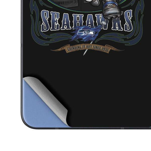 Liquid Blue NFL Seattle Seahawks Running Back Galaxy Z Fold5 5G Skin