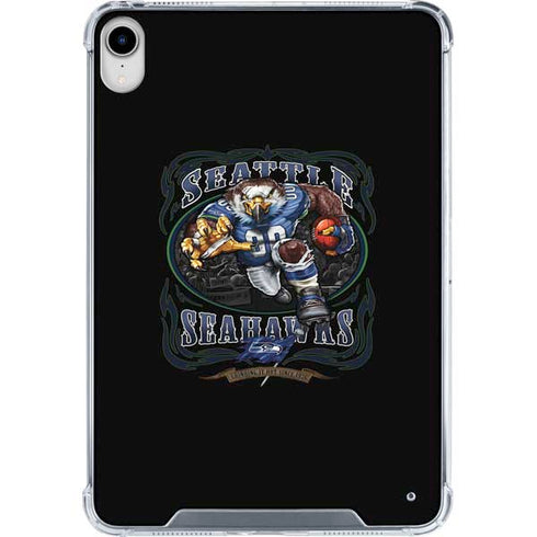 Liquid Blue NFL Seattle Seahawks Running Back iPad 11th Gen (2025) Clear Case