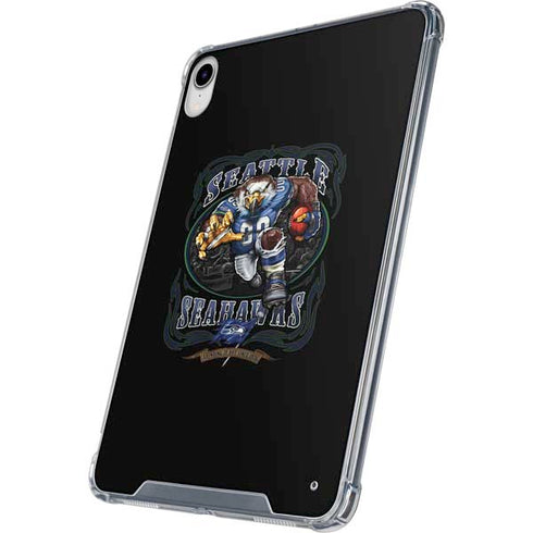Liquid Blue NFL Seattle Seahawks Running Back iPad 11th Gen (2025) Clear Case