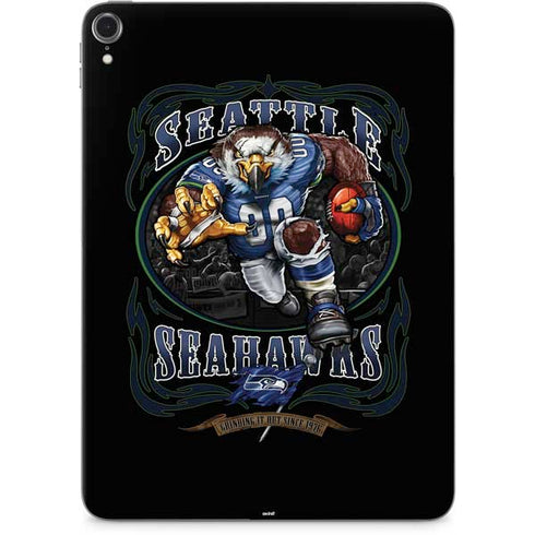 Liquid Blue NFL Seattle Seahawks Running Back Apple iPad Pro Skin