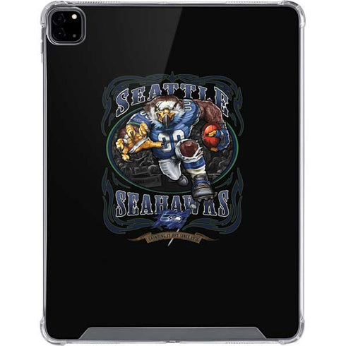 Liquid Blue NFL Seattle Seahawks Running Back iPad Pro 12.9in (2020) Clear Case