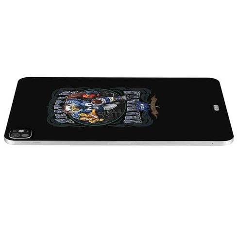 Liquid Blue NFL Seattle Seahawks Running Back iPad Pro 13in M4 (2024) Skin