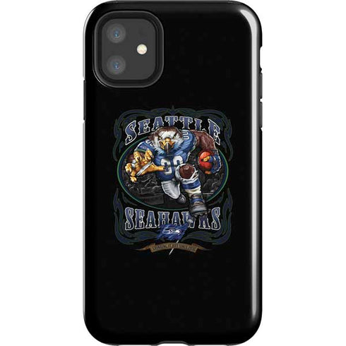 Liquid Blue NFL Seattle Seahawks Running Back iPhone 11 Impact Case