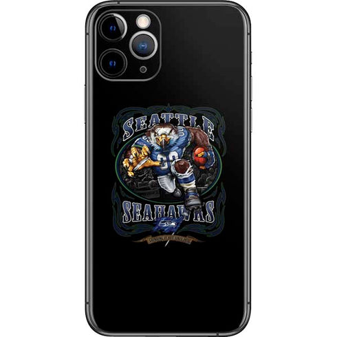 Liquid Blue NFL Seattle Seahawks Running Back iPhone 11 Pro Skin