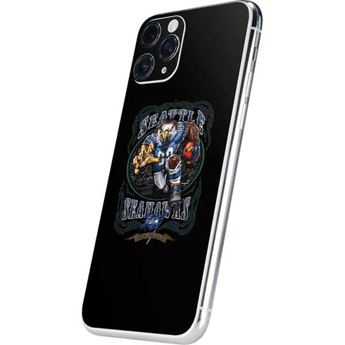 Liquid Blue NFL Seattle Seahawks Running Back iPhone 11 Pro Skin