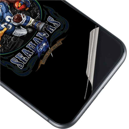 Liquid Blue NFL Seattle Seahawks Running Back iPhone 11 Skin