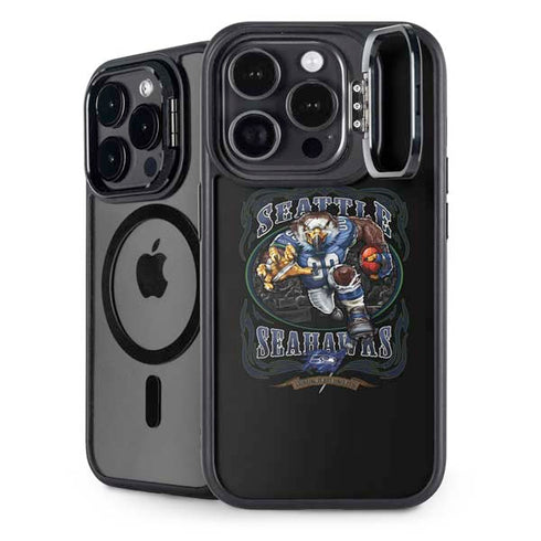 Liquid Blue NFL Seattle Seahawks Running Back iPhone 13 Pro Max Kickstand Case