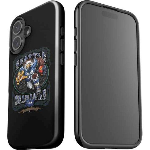 Liquid Blue NFL Seattle Seahawks Running Back iPhone 16 Impact Case