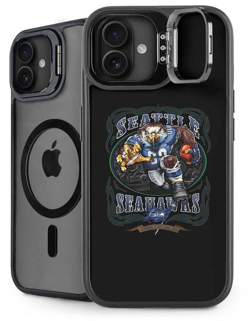 Liquid Blue NFL Seattle Seahawks Running Back iPhone 16 Kickstand Case