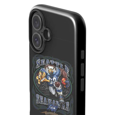 Liquid Blue NFL Seattle Seahawks Running Back iPhone 16 Plus Impact Case