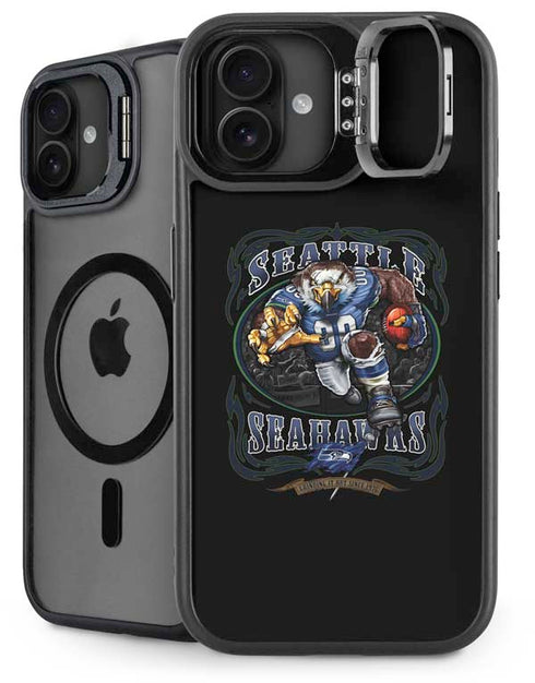 Liquid Blue NFL Seattle Seahawks Running Back iPhone 16 Plus Kickstand Case