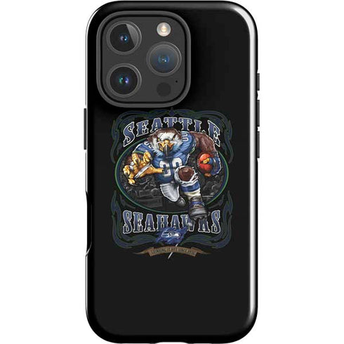 Liquid Blue NFL Seattle Seahawks Running Back iPhone 16 Pro Impact Case