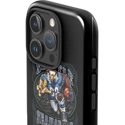 Liquid Blue NFL Seattle Seahawks Running Back iPhone 16 Pro Max Impact Case