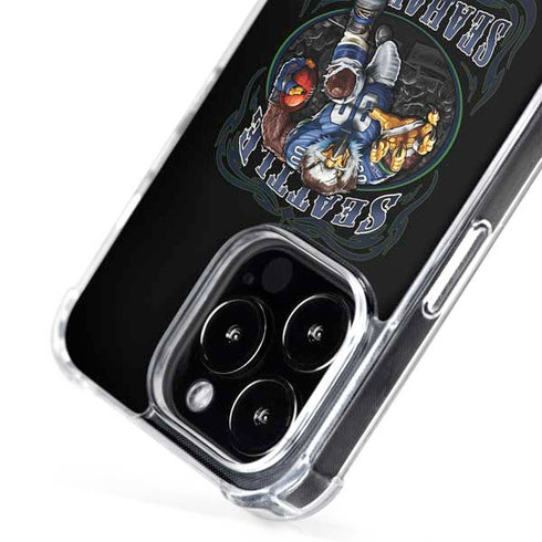 Liquid Blue NFL Seattle Seahawks Running Back iPhone 16 Pro Max MagSafe Case