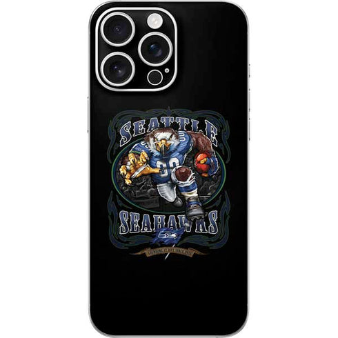 Liquid Blue NFL Seattle Seahawks Running Back iPhone 16 Pro Max Skin