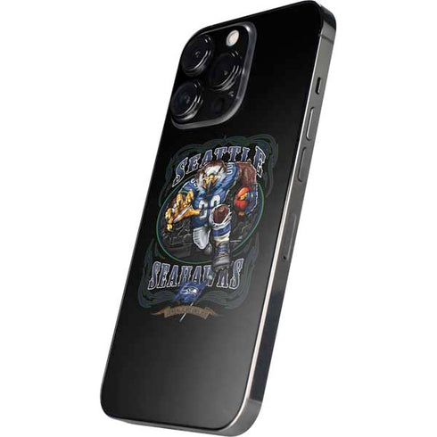 Liquid Blue NFL Seattle Seahawks Running Back iPhone 16 Pro Skin