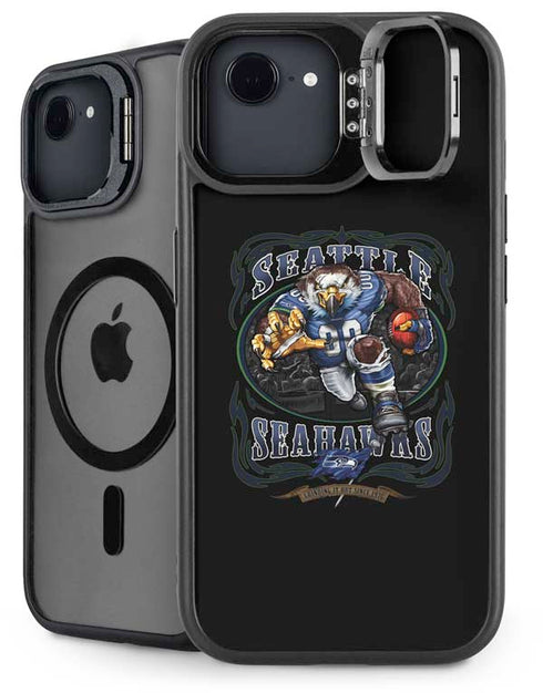 Liquid Blue NFL Seattle Seahawks Running Back iPhone 16e Kickstand Case