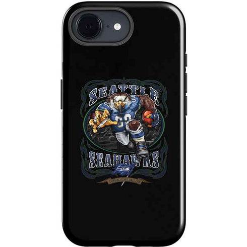 Liquid Blue NFL Seattle Seahawks Running Back iPhone 16e Impact Case