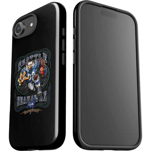 Liquid Blue NFL Seattle Seahawks Running Back iPhone 16e Impact Case