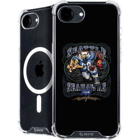 Liquid Blue NFL Seattle Seahawks Running Back iPhone 16e MagSafe Case