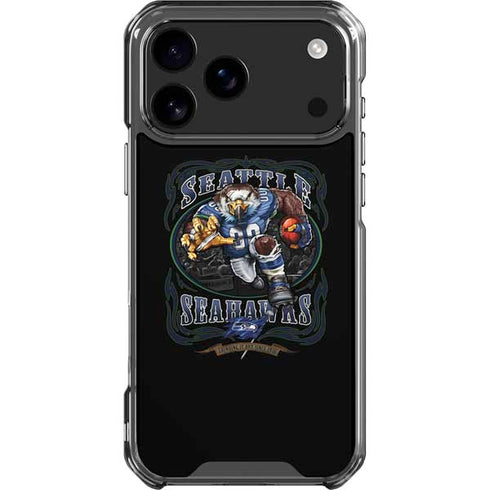 Liquid Blue NFL Seattle Seahawks Running Back iPhone 18 Pro Max Clear Case